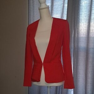 Jennifer Lopez Vibrant Red Blazer